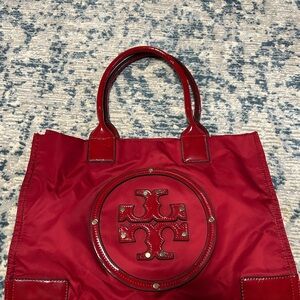 Tory Burch Red Tote Bag